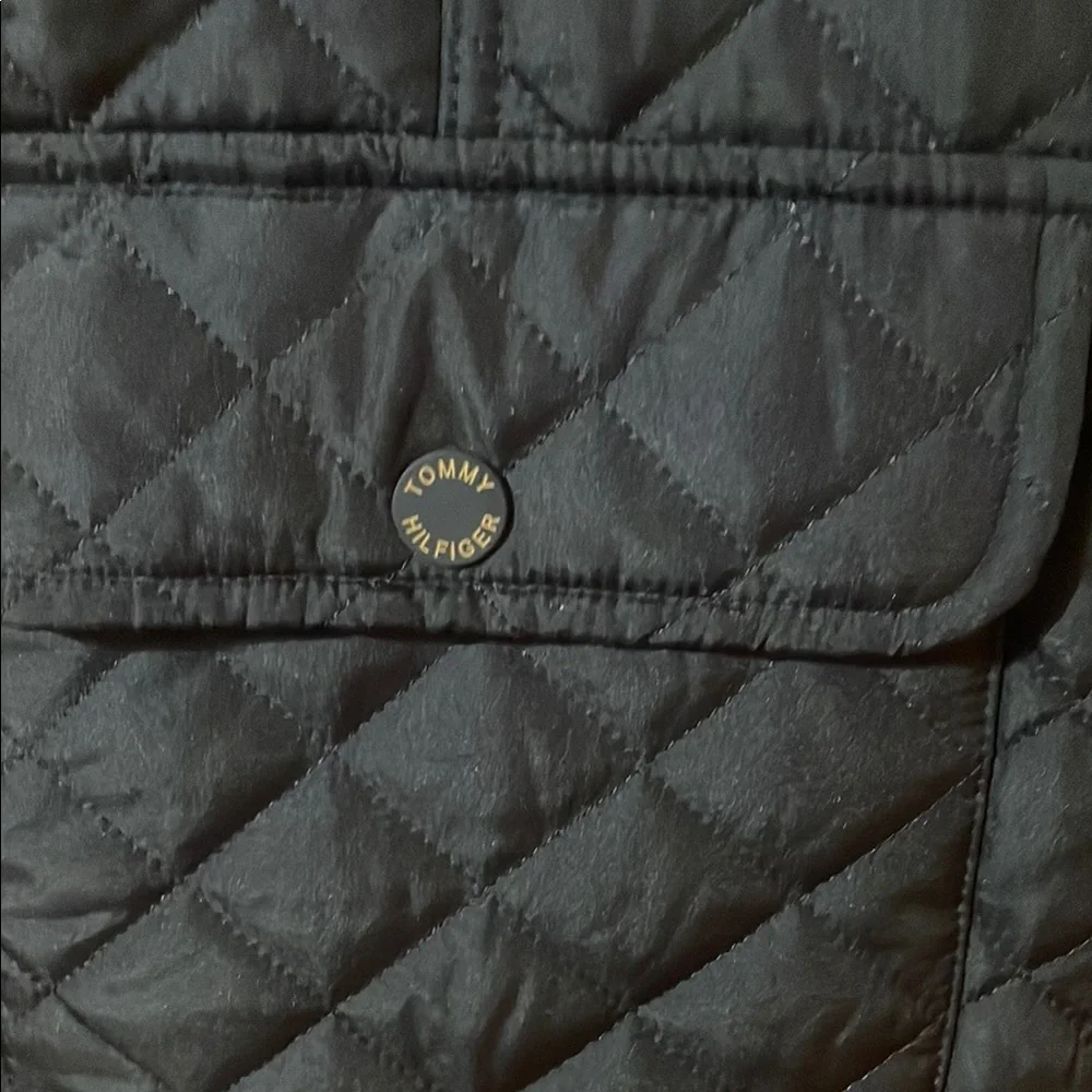 Tommy Hilfiger Navy Quilted Vest - Picture 3 of 5